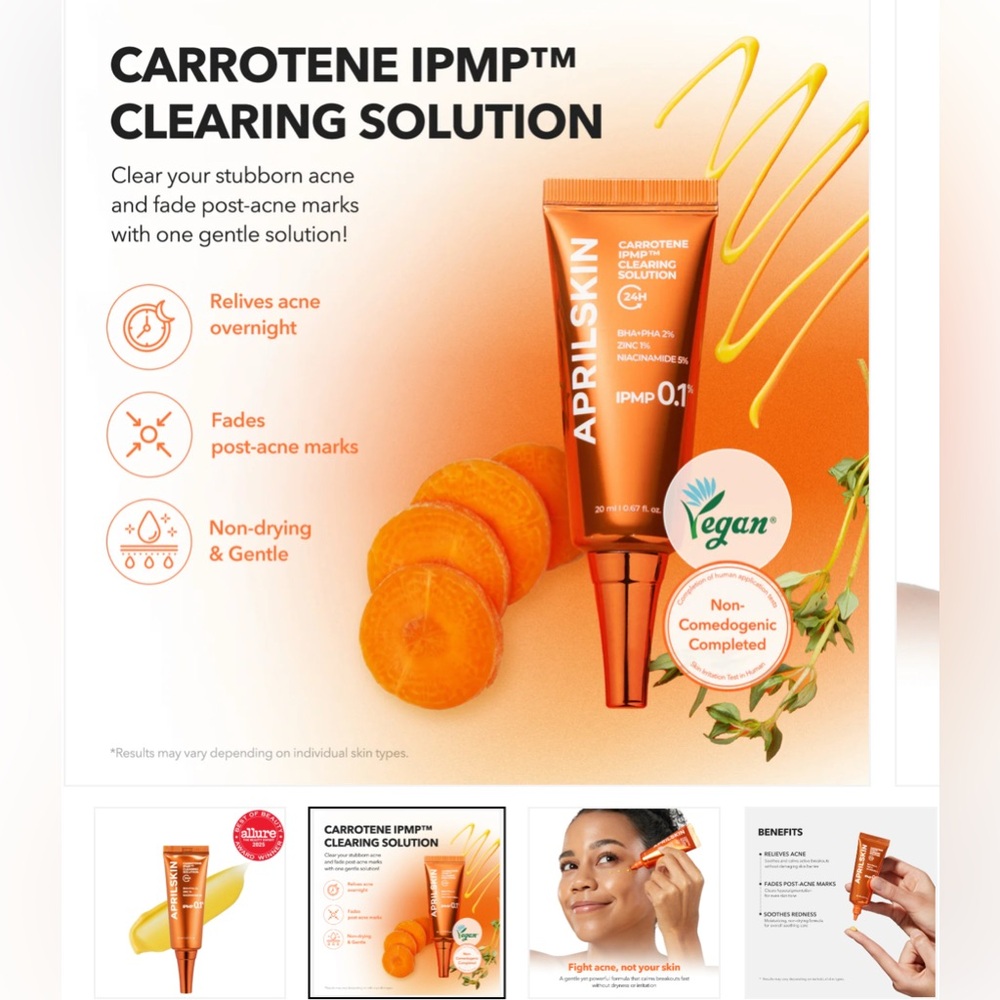 Aprilskin Carrotene IPMP™ Clearing Solution